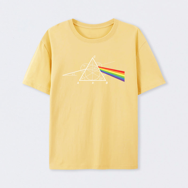 Yellow Optical Deconstruction T-Shirt