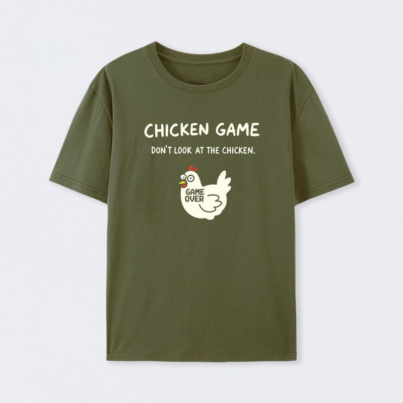 Army Green Chicken Game T-Shirt
