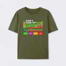 Army Green Can I Lick It Periodic Table T-Shirt
