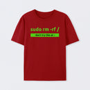 Red Sudo Linux Programming Command T-Shirt