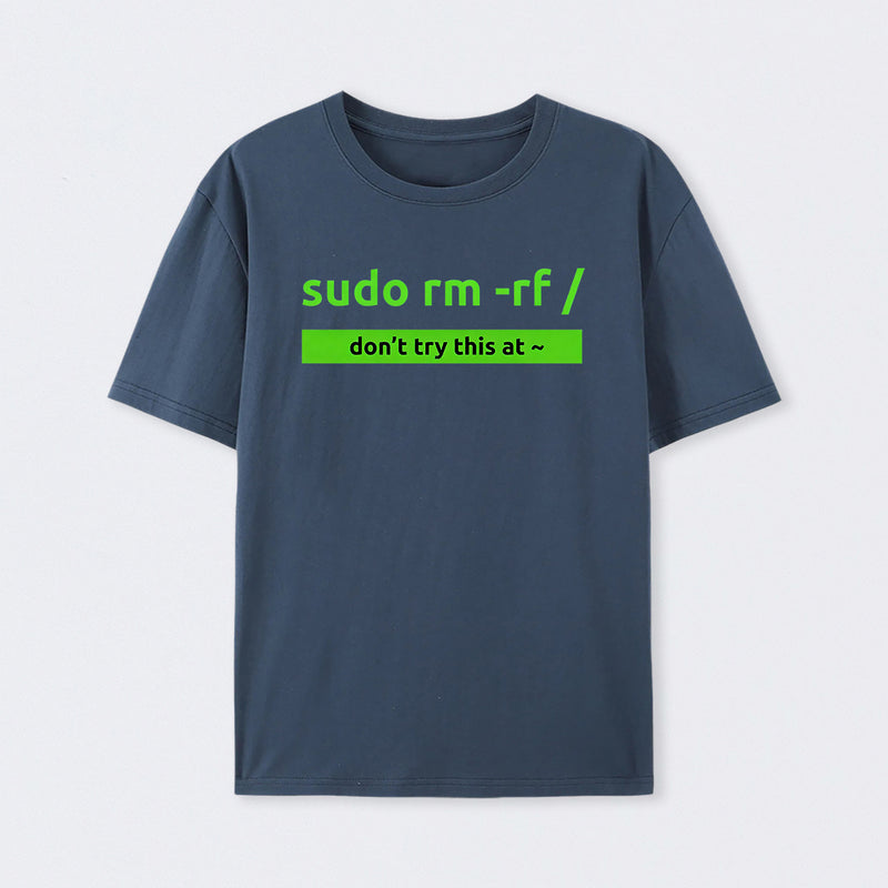 Navy Sudo Linux Programming Command T-Shirt