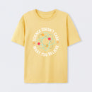 Yellow Science doesn't care what you believe Science T-Shirt