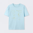 Light Blue The Voyager Golden Record T-Shirt