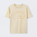 Cream Fibonacci Math Art Science Engineer T-Shirt