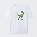 White Equations Of Motion Science Velociraptor T-Shirt