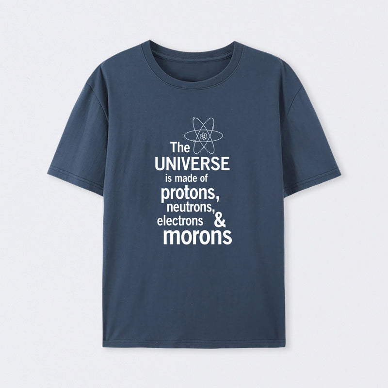 Navy The composition of the universe Science T-Shirt