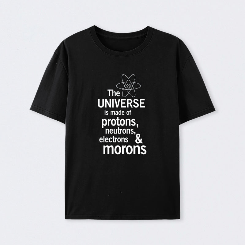 Black The composition of the universe Science T-Shirt