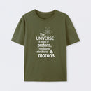 Army Green The composition of the universe Science T-Shirt