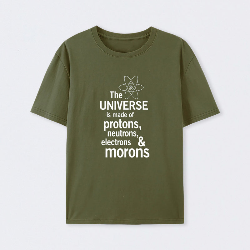 Army Green The composition of the universe Science T-Shirt