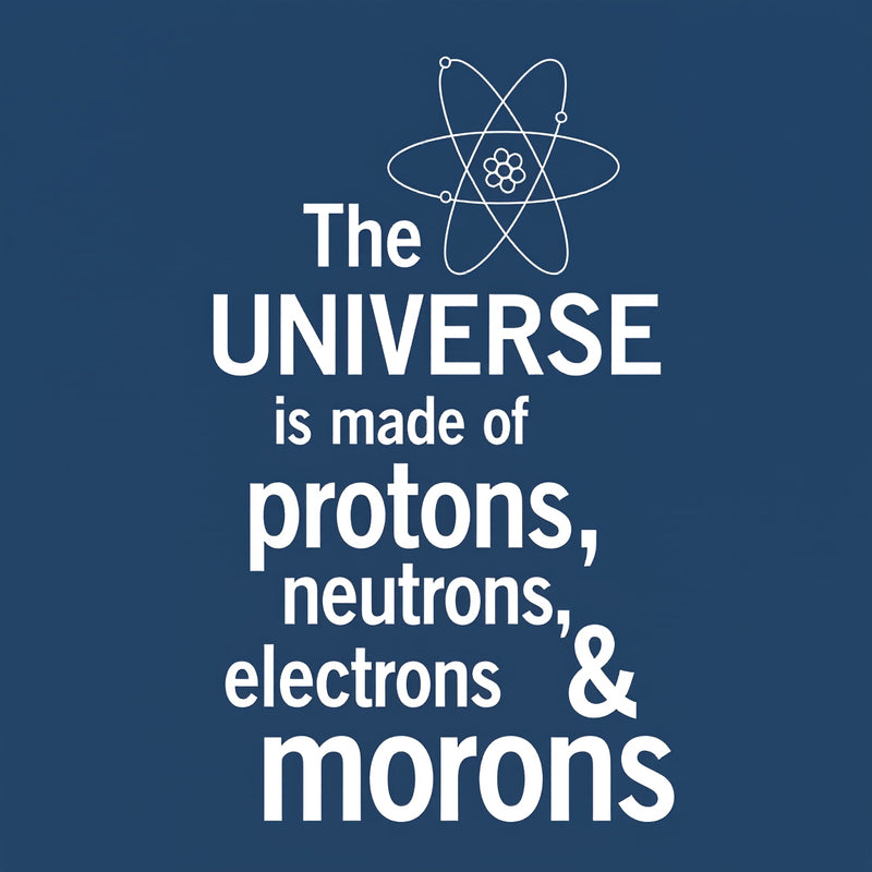 The composition of the universe Science Cotton Unisex T-Shirt