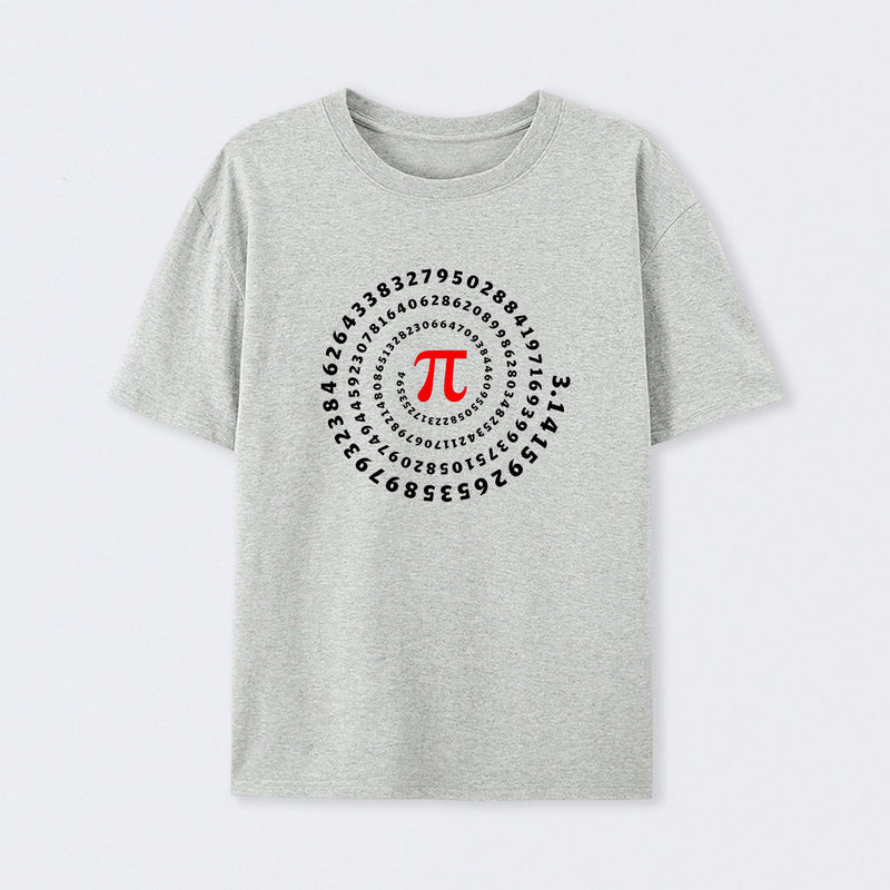 Grey Pi Science Number Sequence Classic T-Shirt