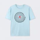 Light Blue Pi Science Number Sequence Classic T-Shirt