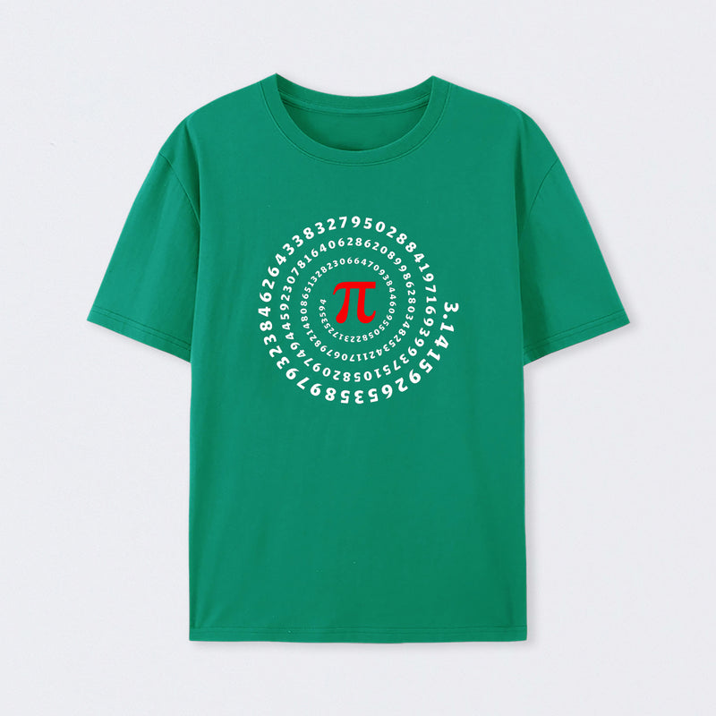 Green Pi Science Number Sequence Classic T-Shirt