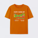 Orange Can I Lick It Periodic Humour Science T-Shirt