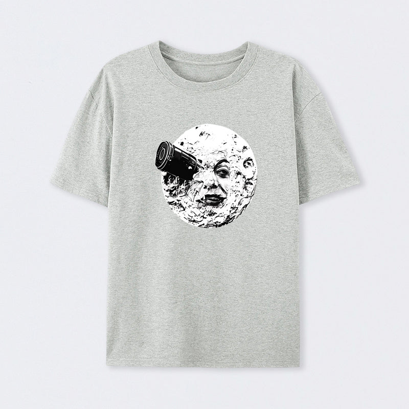 Grey Le Voyage Dans La Lune T-Shirt