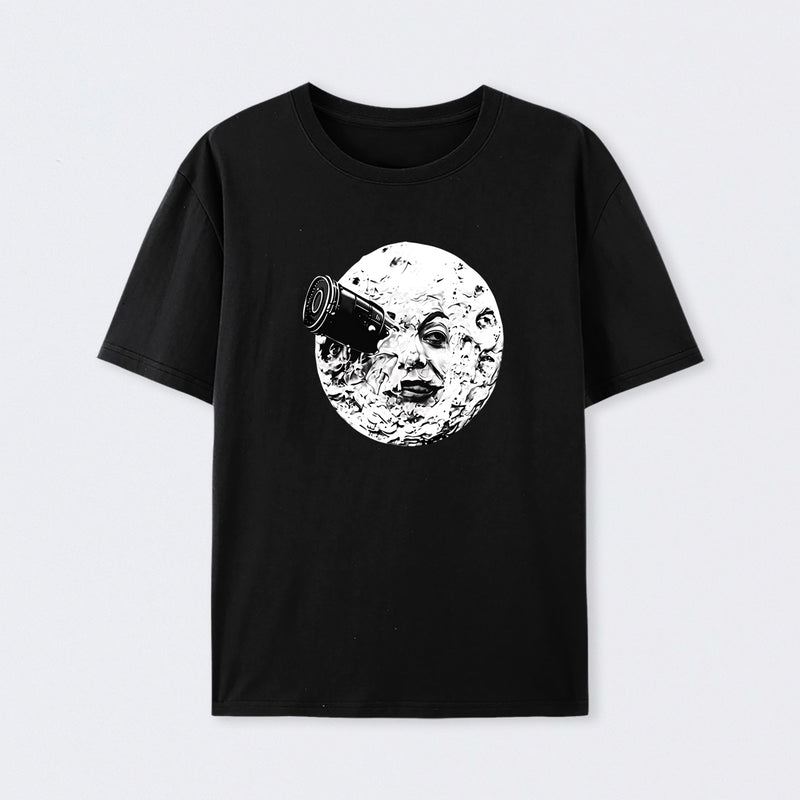 Black Le Voyage Dans La Lune T-Shirt