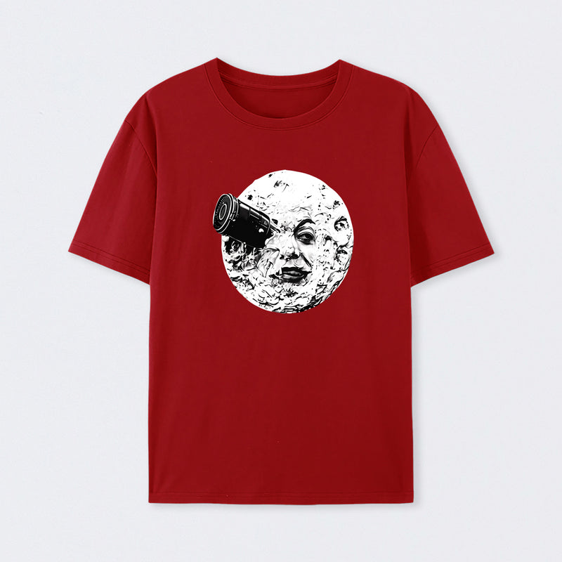 Red Le Voyage Dans La Lune T-Shirt