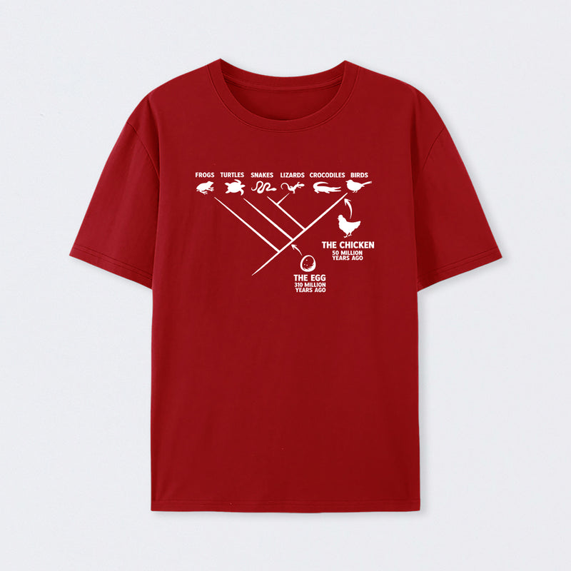 Red The Chicken And The Egg T-Shirt