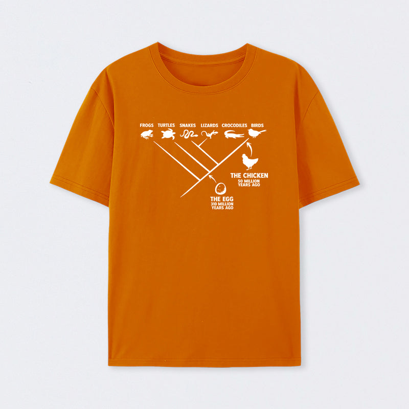 Orange The Chicken And The Egg T-Shirt