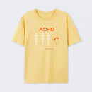 Yellow ADHD AWARENESS T-Shirt