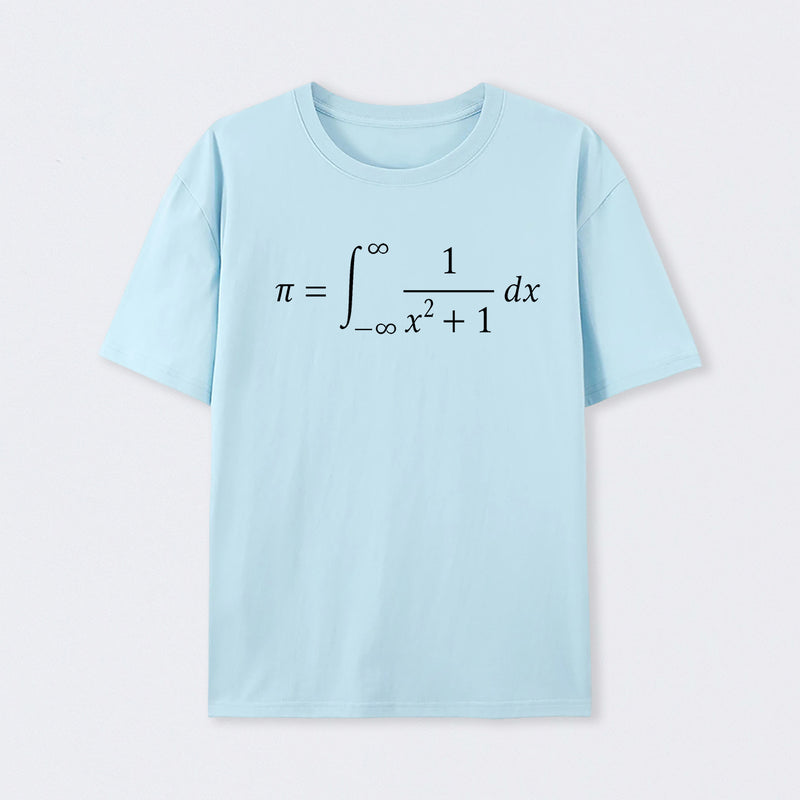 Light Blue The Constant Number Pi T-shirt