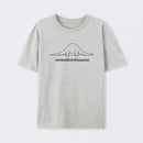 Grey Normal Distribution Dinosaur T-Shirt