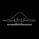 Normal Distribution Dinosaur Cotton Unisex T-Shirt