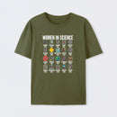 Army Green Women in Science T-Shirt