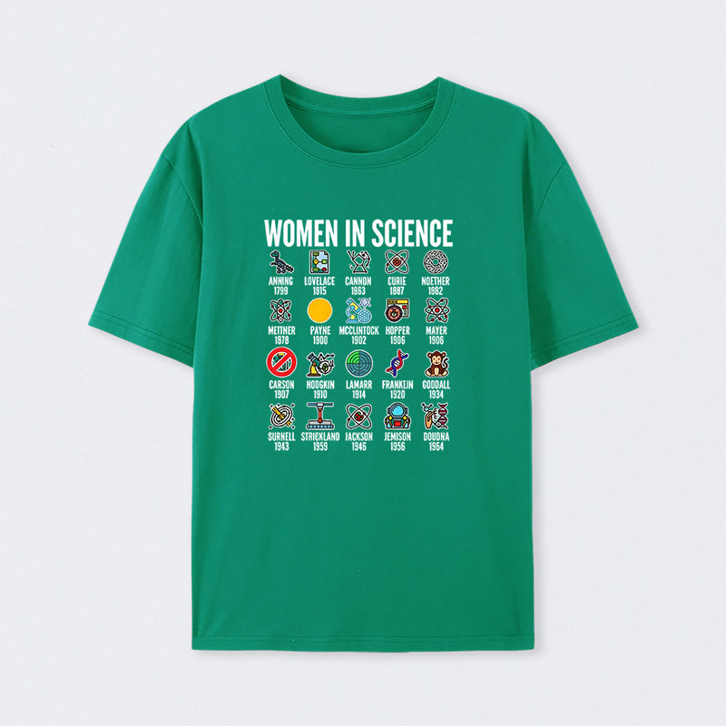 Green Women in Science T-Shirt