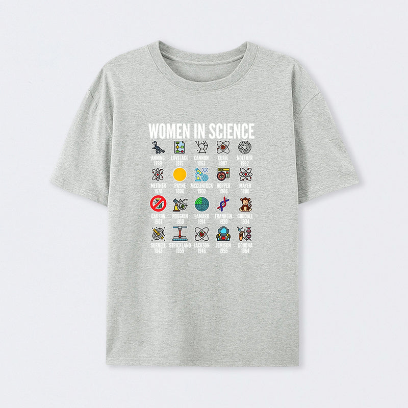 Grey Women in Science T-Shirt