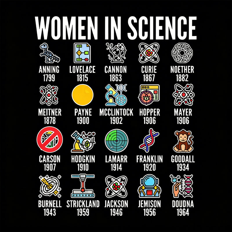 Women in Science Cotton Unisex T-Shirt