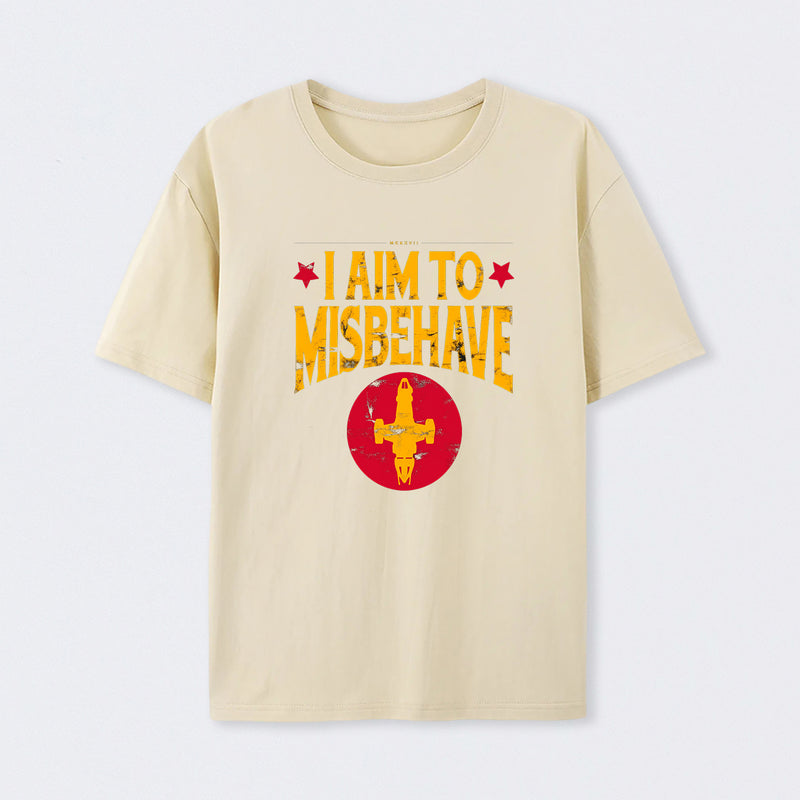 I Aim to Misbehave Firefly T-Shirt