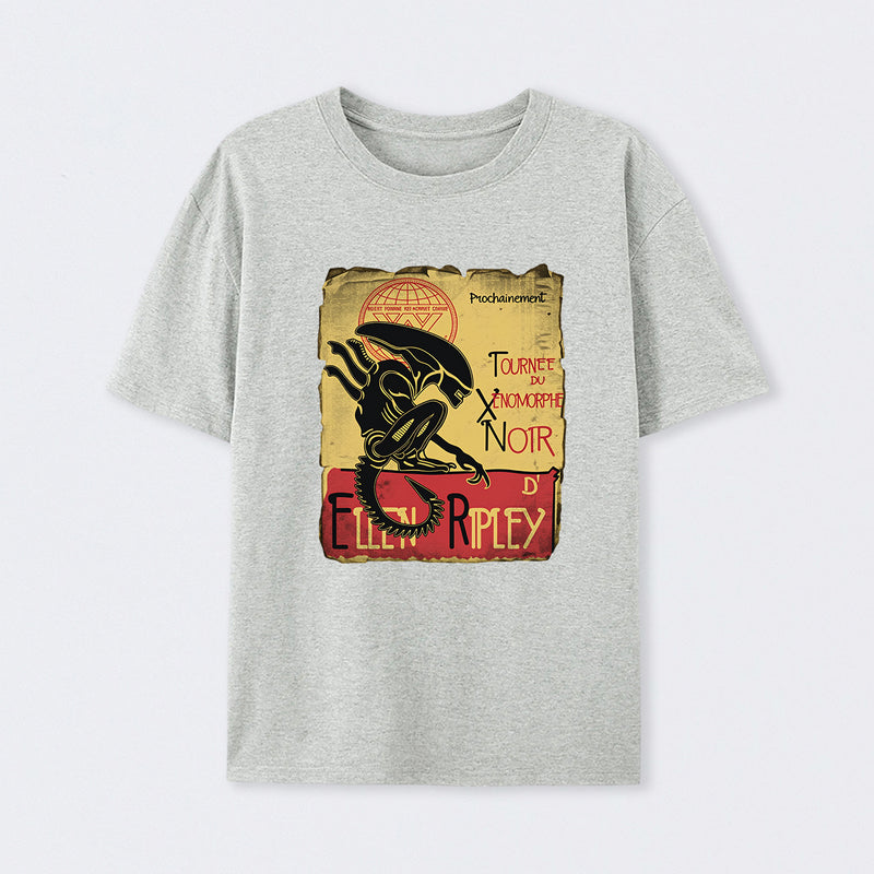 Tournee Du Xenomorphe Doir T-Shirt