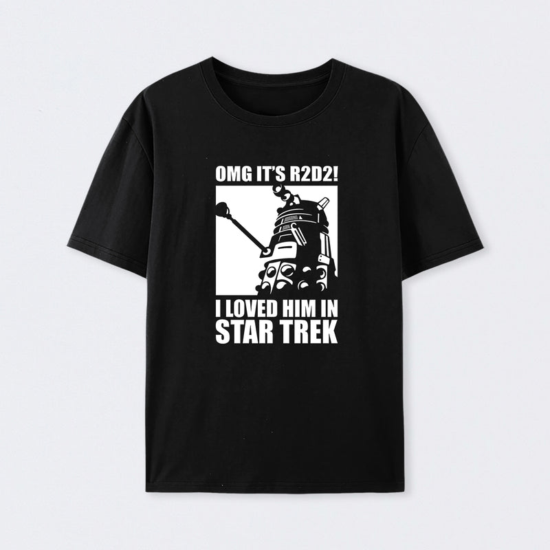 OMG it's Robot Cotton Unisex T-Shirt