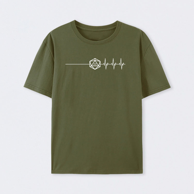 Death Save Critical Success Nat20 D20 T-Shirt