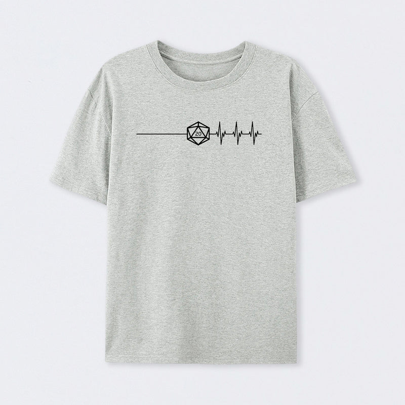 Death Save Critical Success Nat20 D20 T-Shirt
