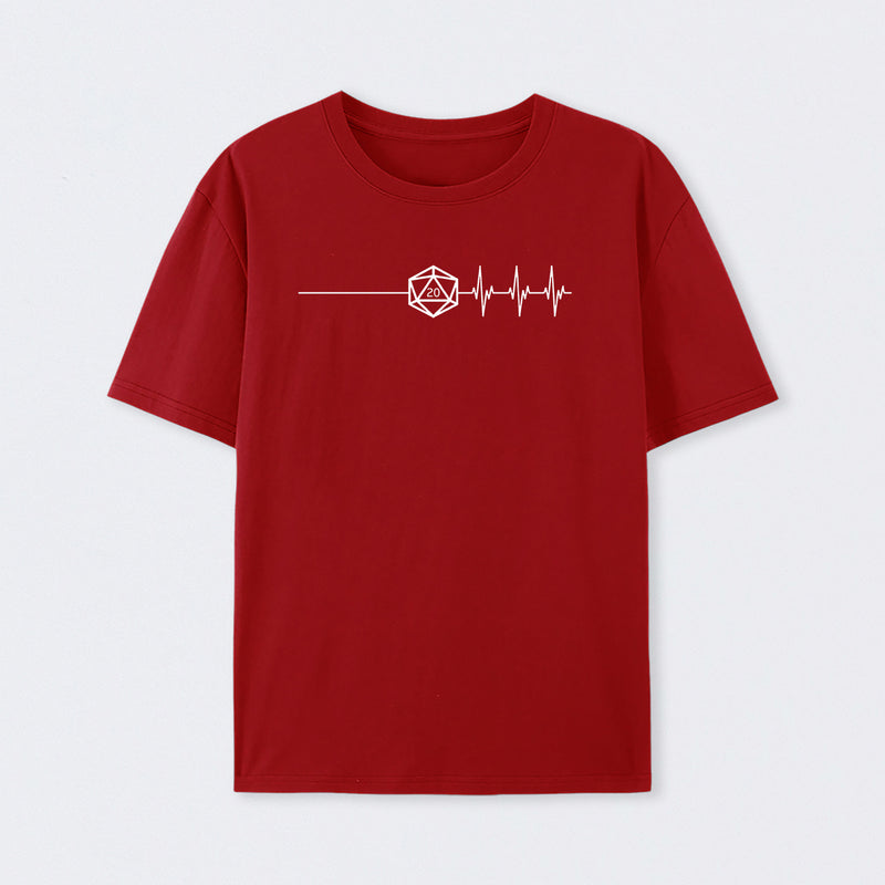 Death Save Critical Success Nat20 D20 T-Shirt