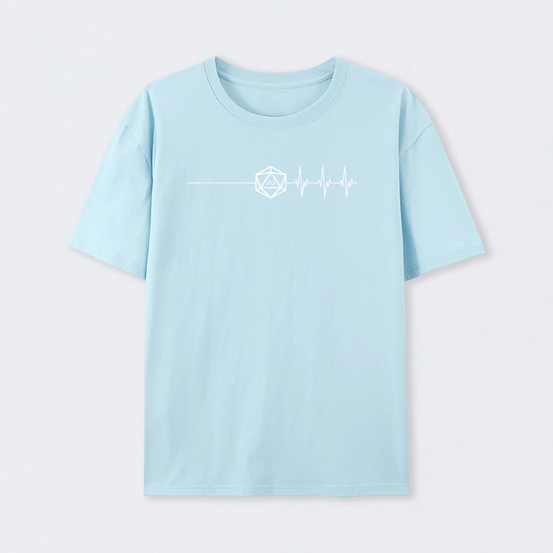 Death Save Critical Success Nat20 D20 T-Shirt