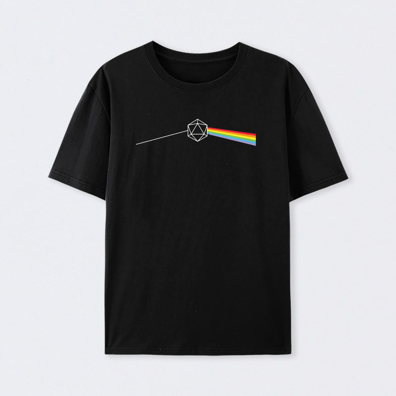 Dark Side of the Moon D20 Cotton Unisex T-Shirt