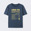 Liber-tea one cup at a time! helldivers Geek Cotton Unisex T-Shirt