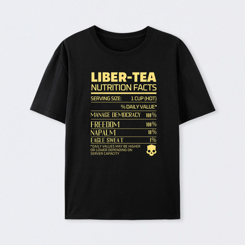 Liber-tea one cup at a time! helldivers T-Shirt