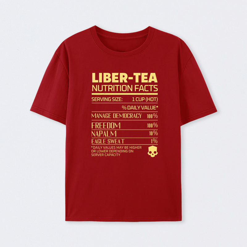 Liber-tea one cup at a time! helldivers T-Shirt