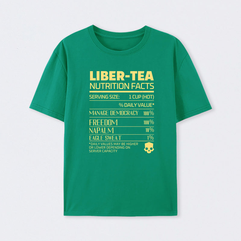 Liber-tea one cup at a time! helldivers T-Shirt