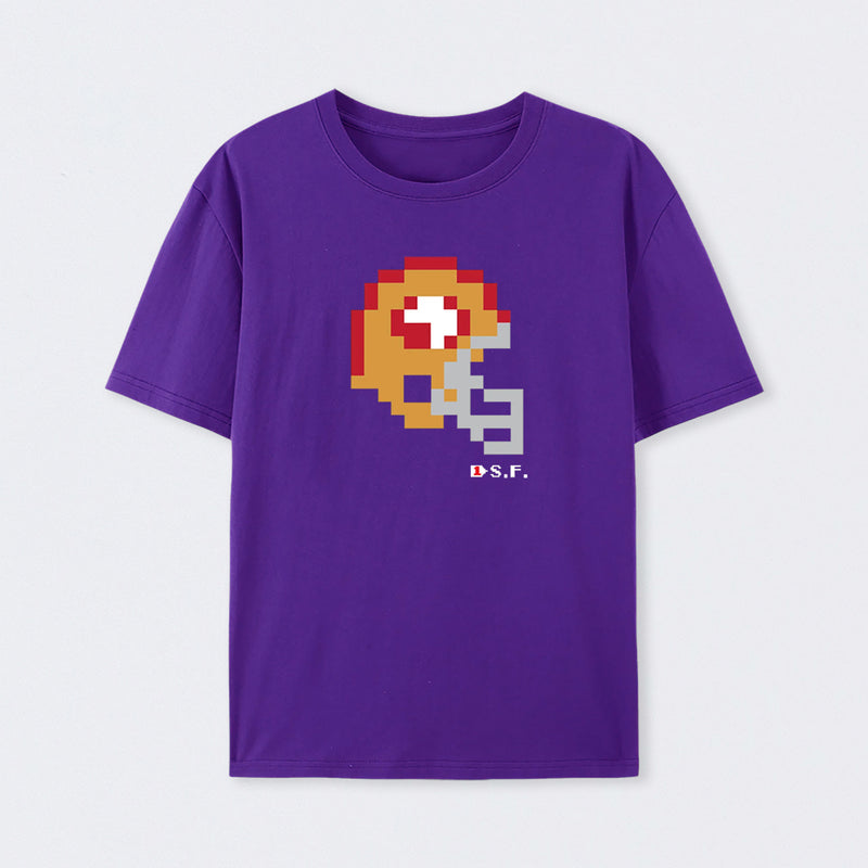 49ers Tecmo Bowl Helmet T-Shirt