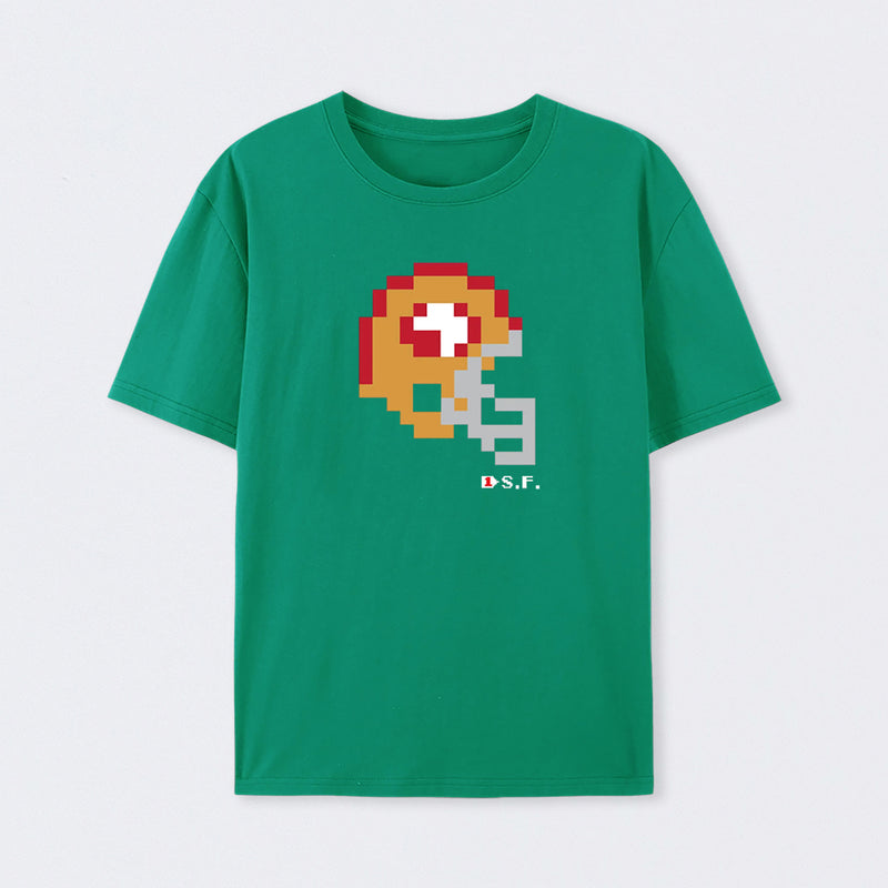 49ers Tecmo Bowl Helmet T-Shirt