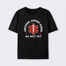 Emotional Support Human Geek Cotton Unisex T-Shirt