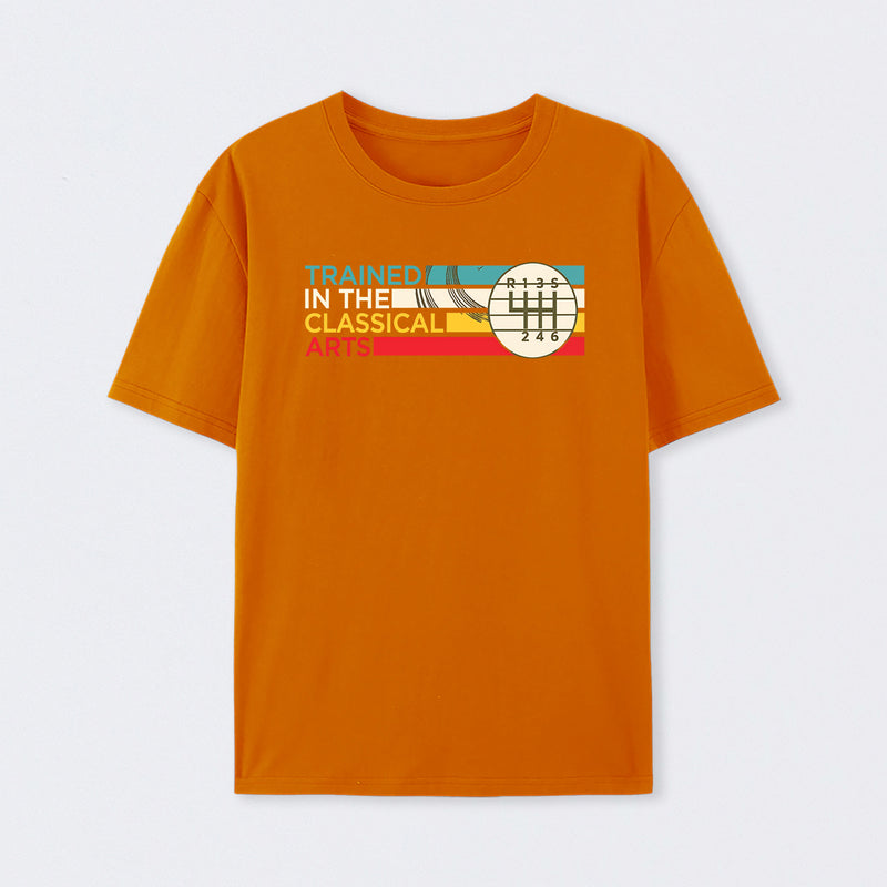 Trained In The Classical Arts Speed Manual Transmission T-Shirt