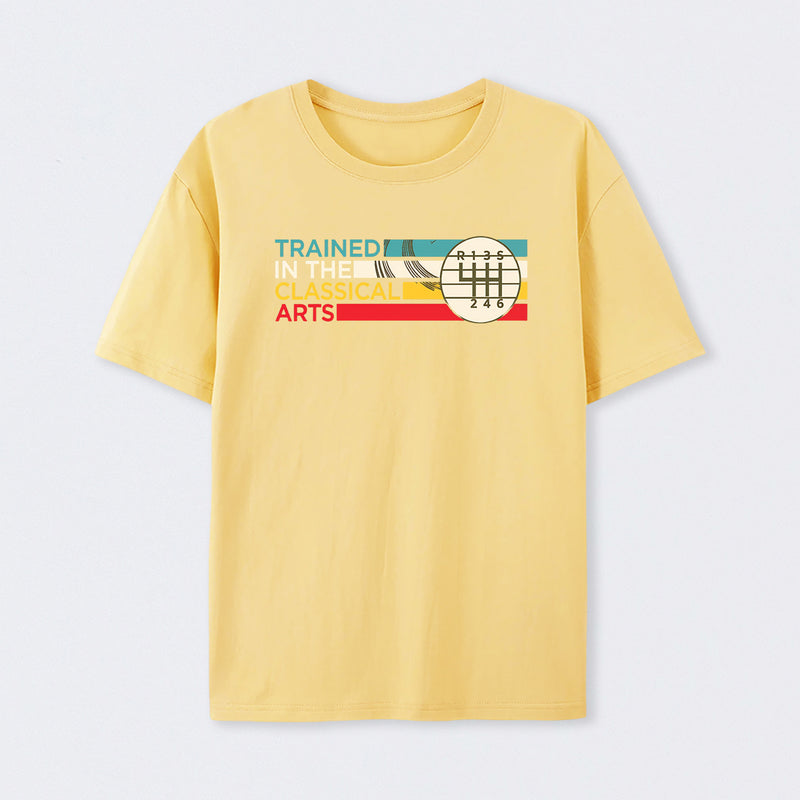 Trained In The Classical Arts Speed Manual Transmission T-Shirt