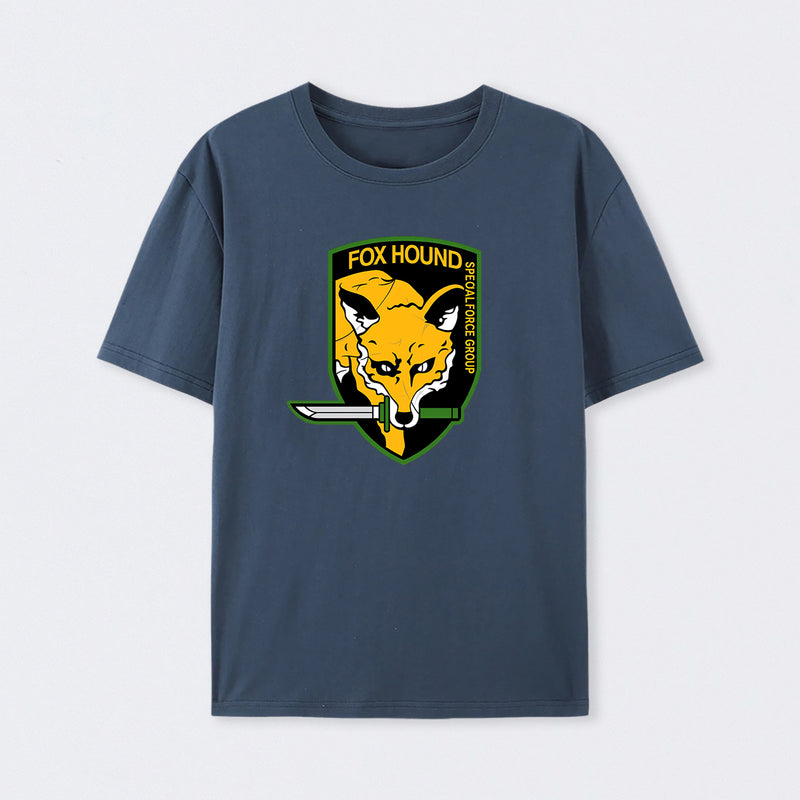 Metal Gear Solid Fox Hound Geek Cotton Unisex T-Shirt