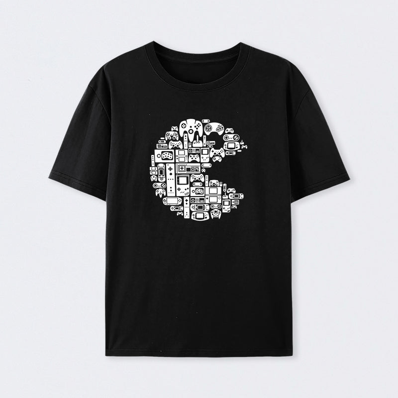 Pac Gamepad Geek Cotton Unisex T-Shirt